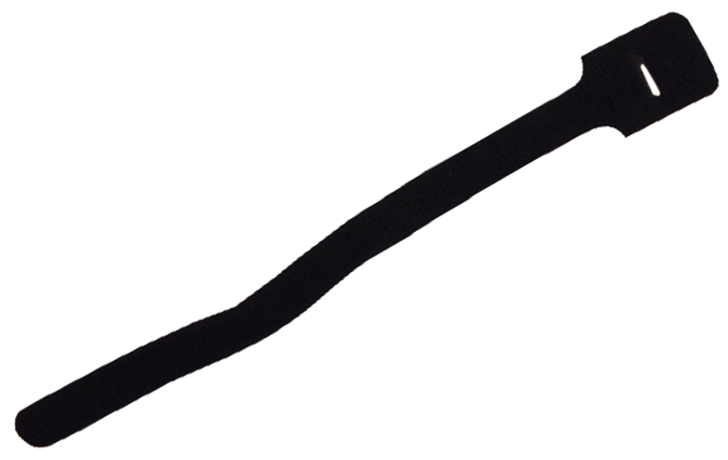 Klett-Kabelbinder 250x12 mm schwarz 10St