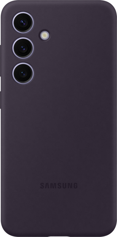 Capa silicone Samsung S24, violeta esc.