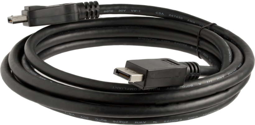 Câble DisplayPort m. - m., 3 m, noir