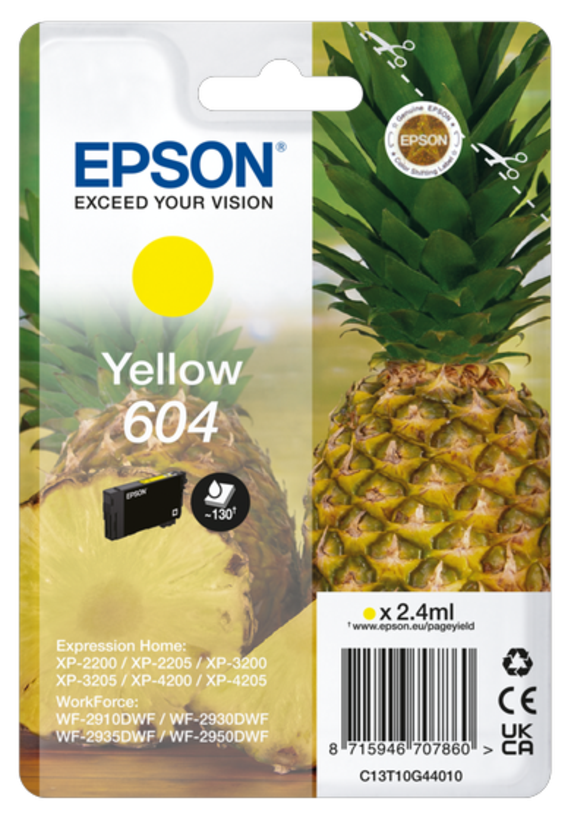 Epson Singlep. 604 Pineapple Ink Yellow