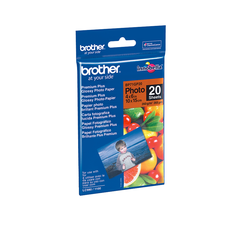 Brother BP71GP20 Glossy Photo Paper
