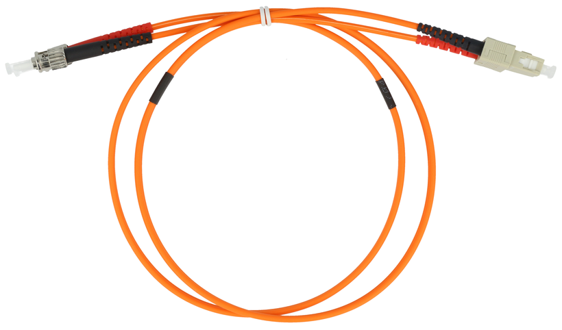 Câble patch FO duplex SC-ST, 2 m, 62,5µ