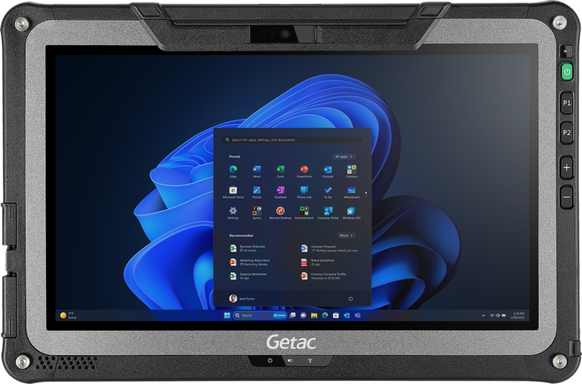 Getac F110 G6 i5 8/256GB LTE Tablet