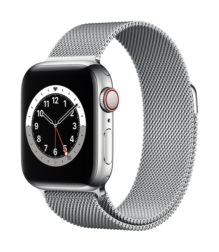 Apple Watch S6 GPS+LTE 40mm Stahl silber