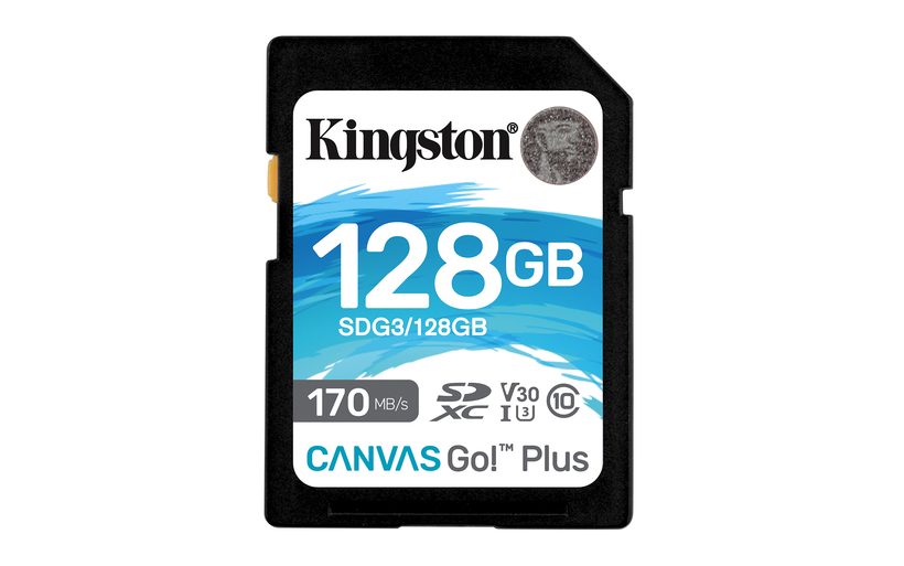 Tarj. SD Kingston Canvas Go! Plus 128GB