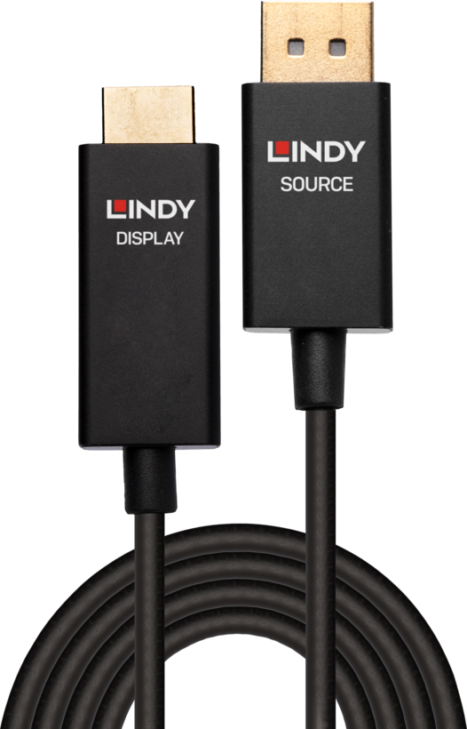 LINDY DisplayPort - HDMI Kabel Aktiv 2 m
