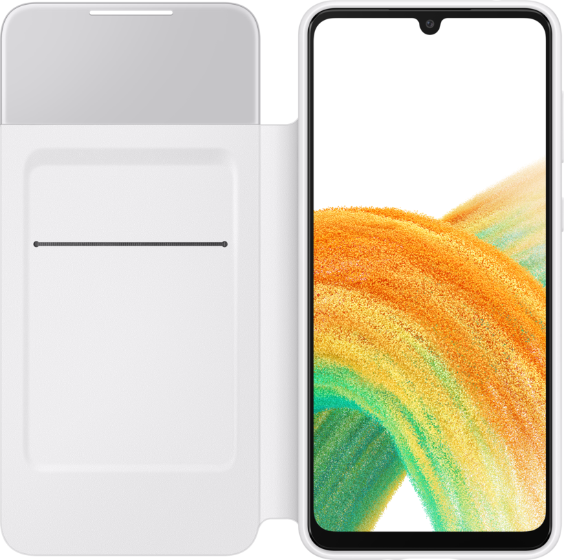Samsung A33 5G S View Wallet Cover White