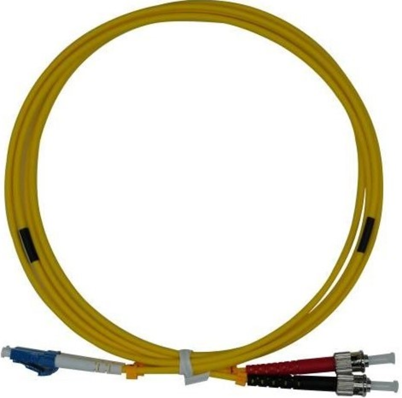 Cable patch dúplex FO LC-ST 2 m 9 µ
