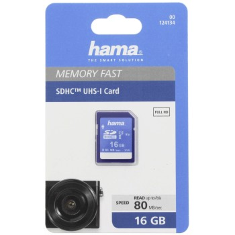 Hama Memory Fast SDHC Card 16GB