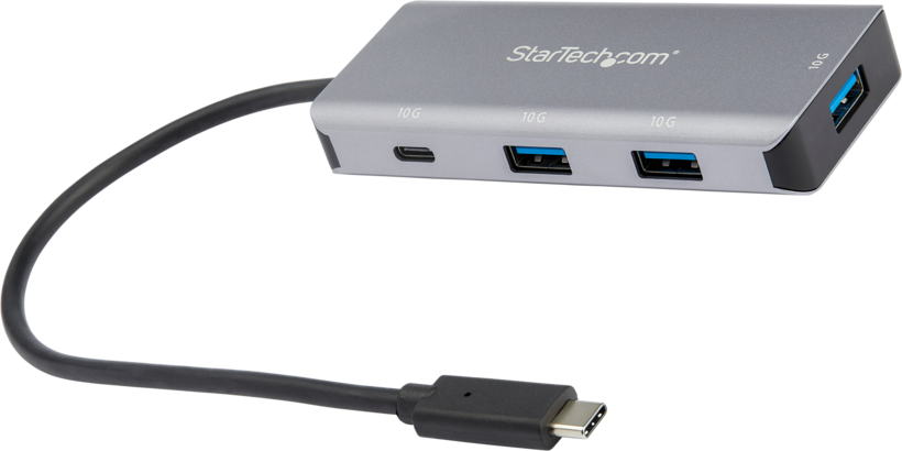 Hub USB 3.1 StarTech 4 p. negro/gris