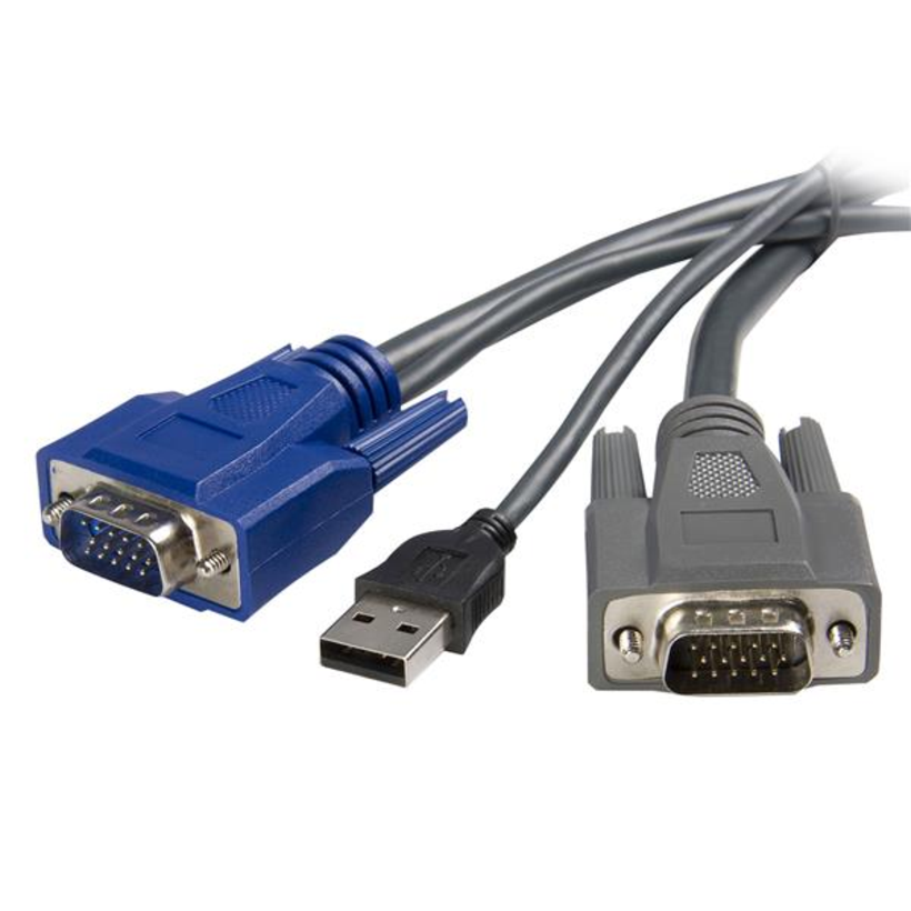 Câble KVM 2 en 1 StarTech USB VGA, 1,8 m
