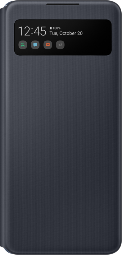 Étui porte-f. Samsung A42 5G S View noir
