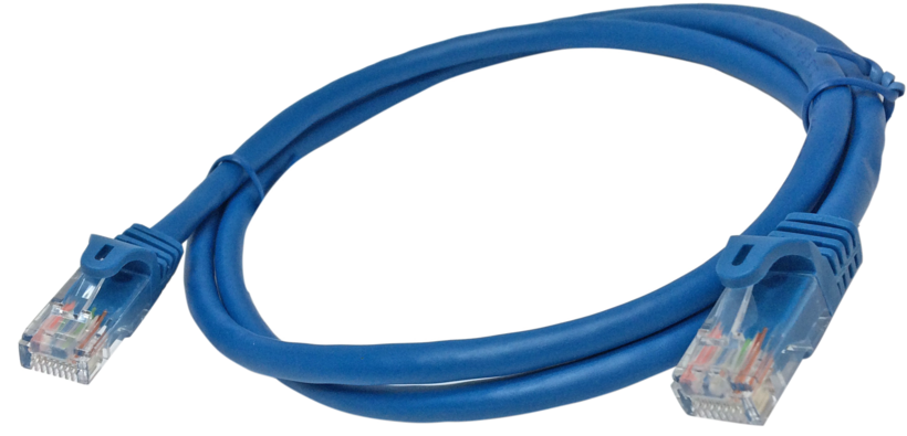 Patch Cable RJ45 U/UTP Cat5e 1m Blue