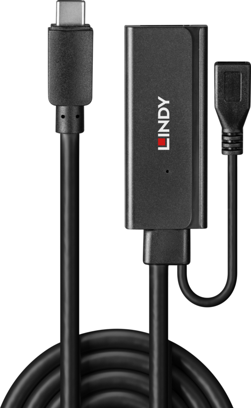 LINDY USB Typ C-A Aktiv-Verlängerung 3 m