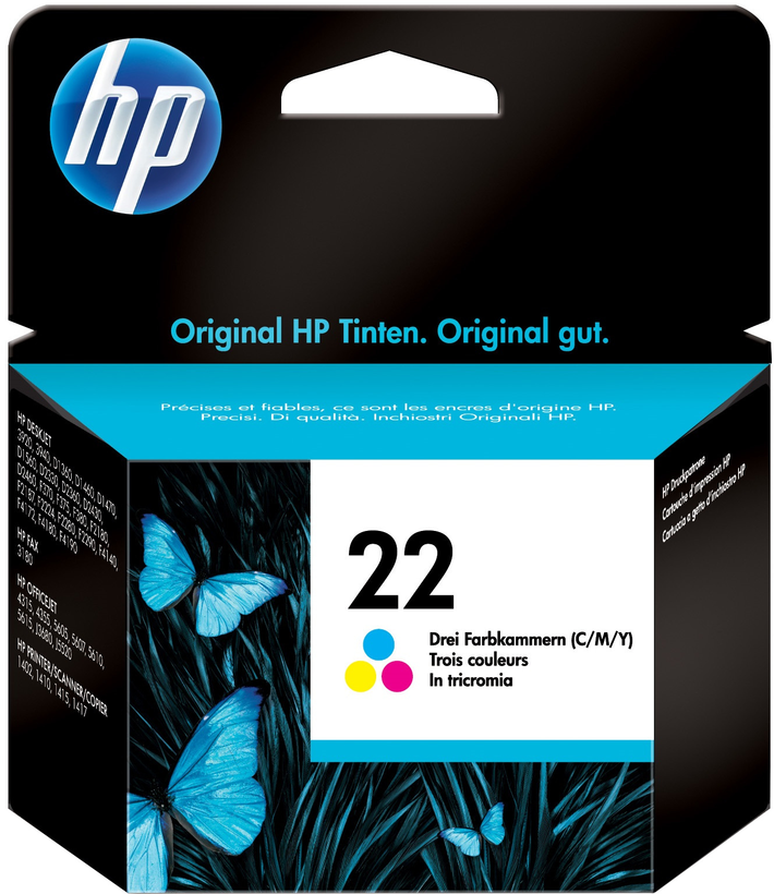 HP 22 Tinte dreifarbig