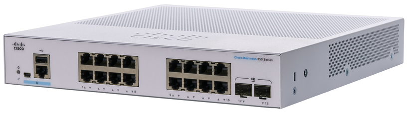 Prepínač Cisco SB CBS350-16T-2G