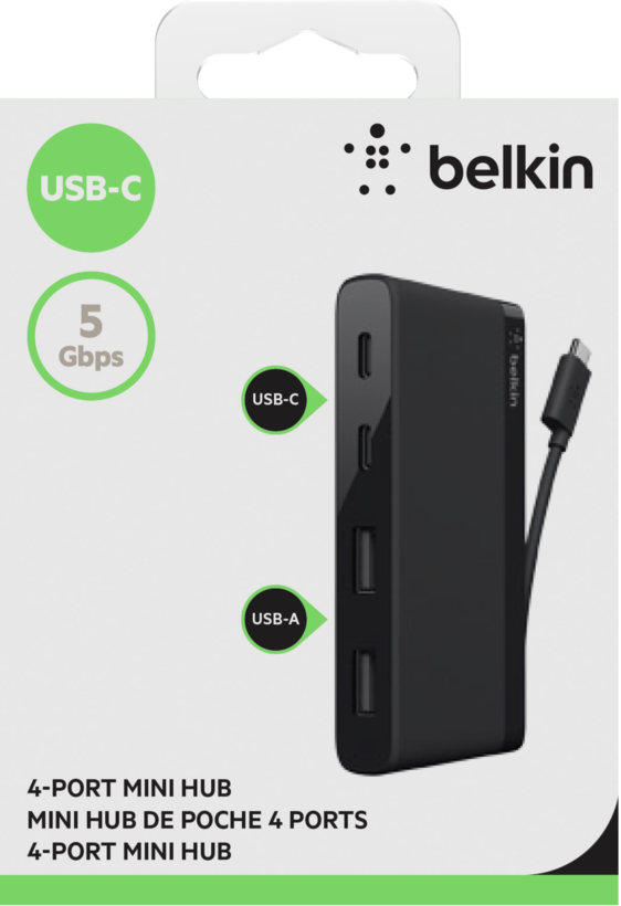 Hub USB 3.0 Belkin mini 4 ports