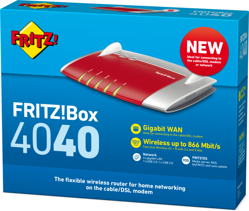 Routeur WiFi AVM FRITZ!Box 4040