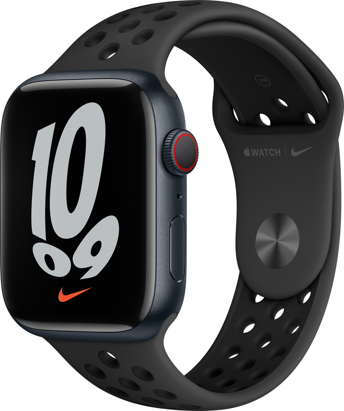 Apple Watch Nike S7 GPS+LTE 45 Alu nacht
