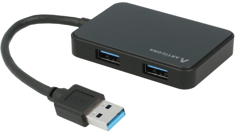 Hub USB 3.0 ARTICONA 4 portas preto