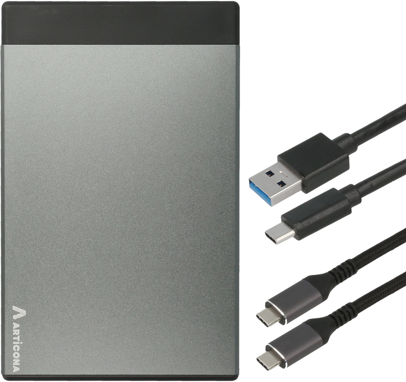 Carcasa ARTICONA SATA SSD USB C 3.1