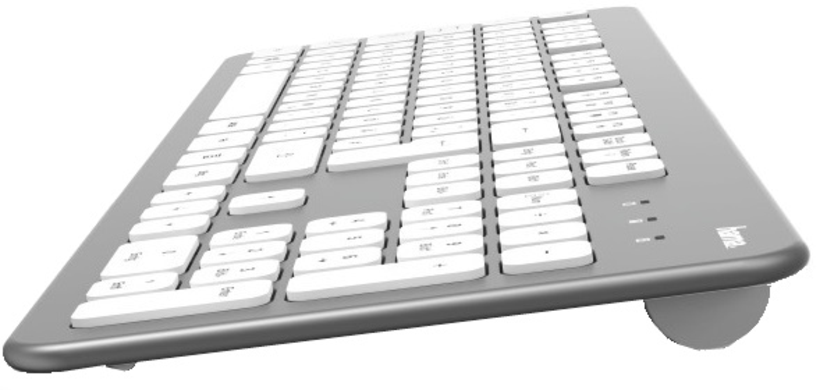 Hama KMW-700 Tastatur Maus Set silber