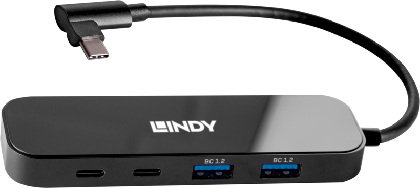 Hub USB LINDY 3.1 4 portas tipo C
