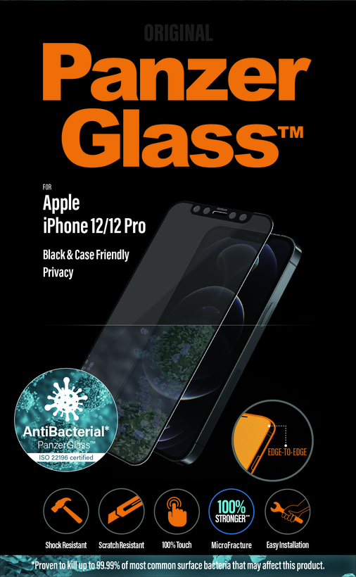 PanzerGlass iPhone 12/Pro CF AB Privacy