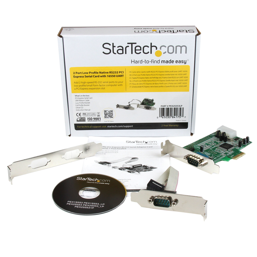 Carte PCI Express StarTech 2 ports LP