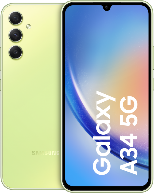Samsung Galaxy A34 5G 128 Go, lime