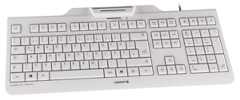 CHERRY KC 1000 SC Security Keyboard Whte