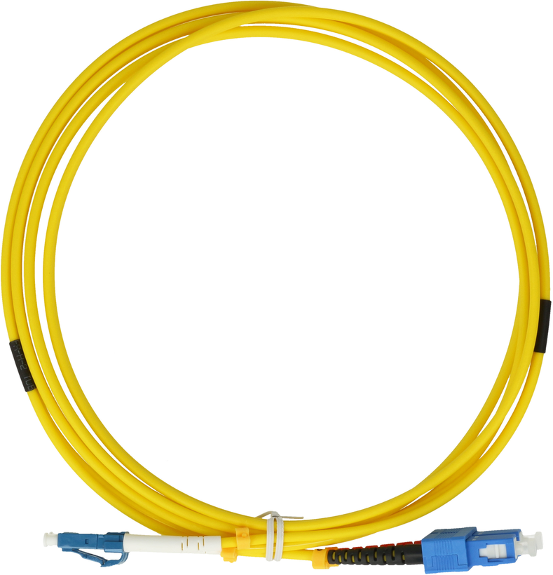 Câble patch FO duplex LC-SC 5 m 9 µ