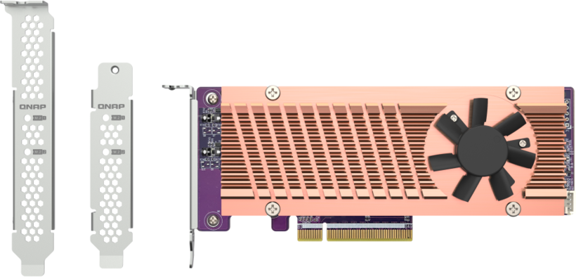 QNAP Dual M.2 PCIe SSD bővítőkártya