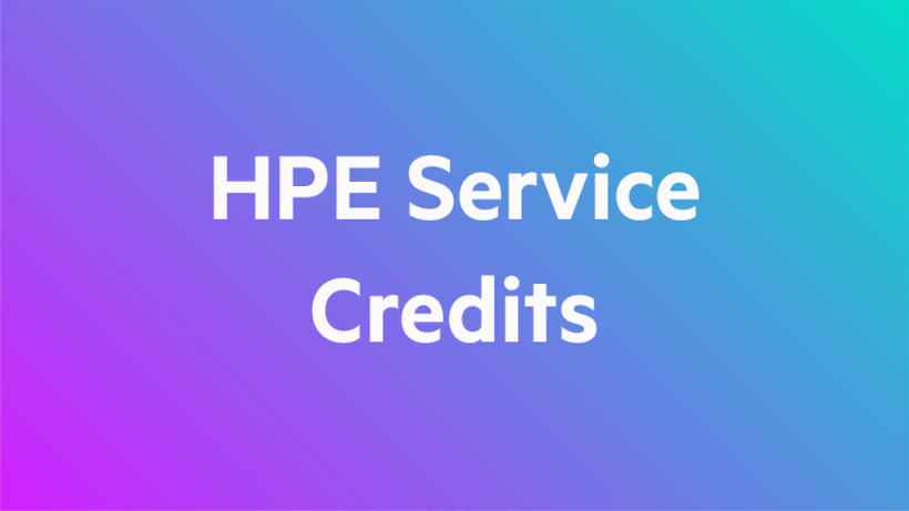 HPE Training Credits für Storage SVC