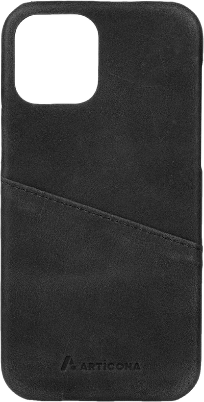 Kožený obal ARTICONA iPhone 12/Pro černý