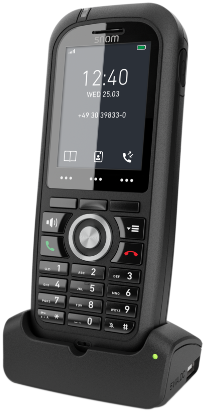 Snom M80 robustes DECT Mobiltelefon