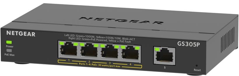 NETGEAR GS305Pv2 PoE gigabites switch