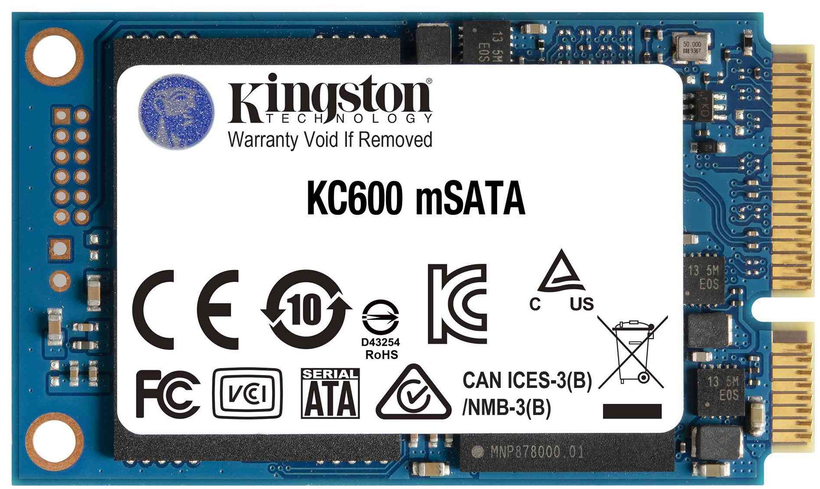 SSD Kingston KC600 256 GB mSATA