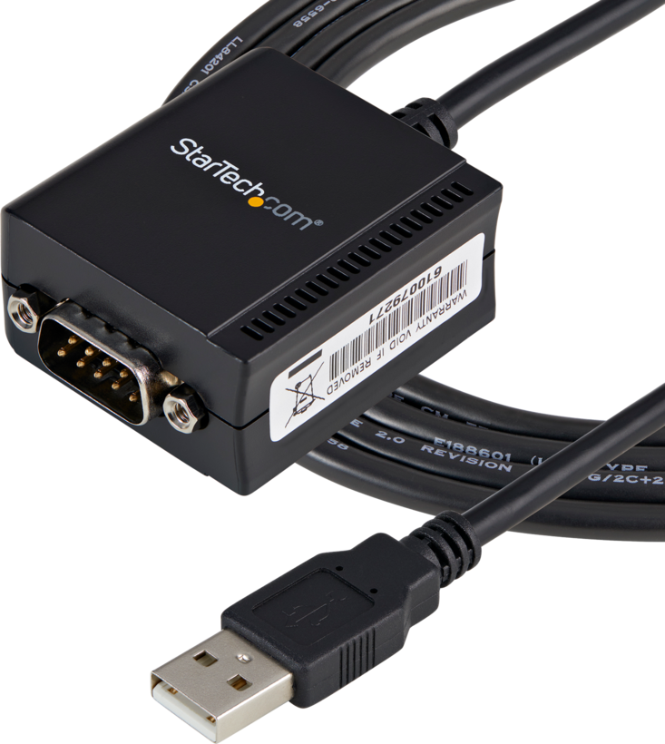 Adaptador DB9 m. (RS232) - USB-A m. 1,8m