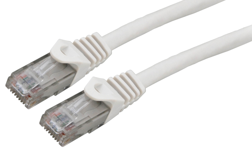 Câble patch RJ45 Cat6 UTP 30,5m, blanc