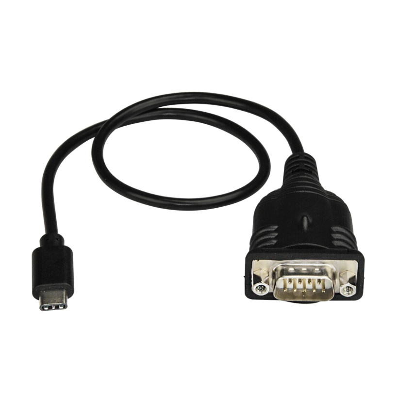 Adaptateur DB9 m. (RS232)-USB C m. 0,4 m
