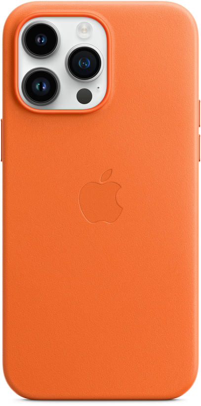 Apple iPhone 14 Pro Max Leather Case Or.