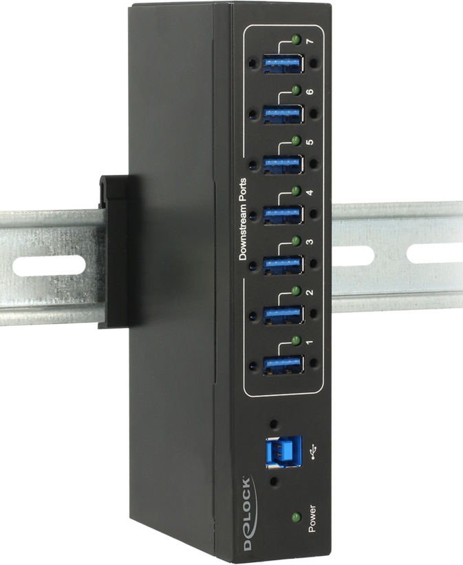 Hub USB 3.0 Delock Industrie 7 ports