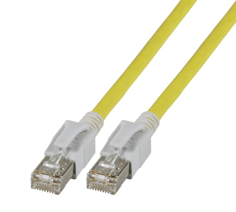 Câble patch RJ45 S/FTP Cat6a 0,5m ja LED
