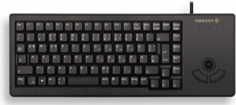 CHERRY G84-5400 XS Trackball Keyboard Bl