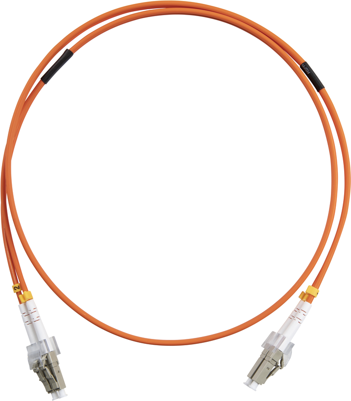 Câble patch FO duplex LC-LC 2m, 50/125µ