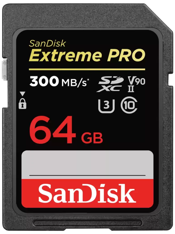 SanDisk Extreme Pro SDXC UHS Card 64GB