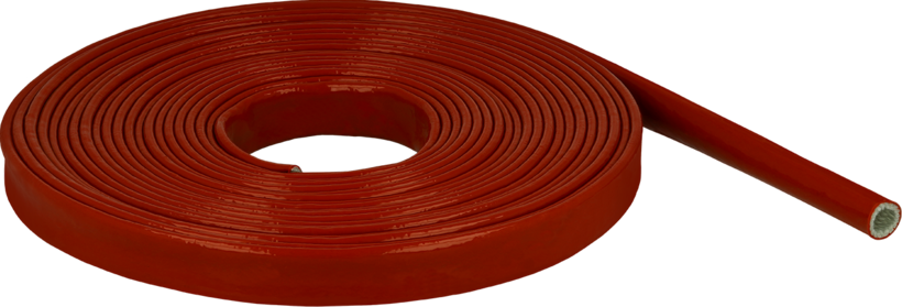 Feuerfester Schutzschlauch rot 10 m