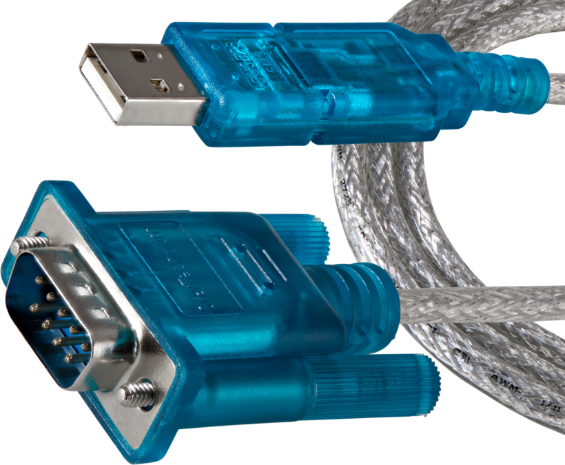DB9 (RS232) (m) - USB-A (m) adapt. 0,9 m