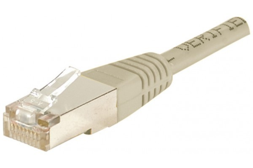 Câble patch RJ45 FTP Cat6 gris, 0,5m
